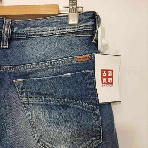 ディーゼル DIESEL ボタンフライ テーパードデニムパンツ レディース W29 L30