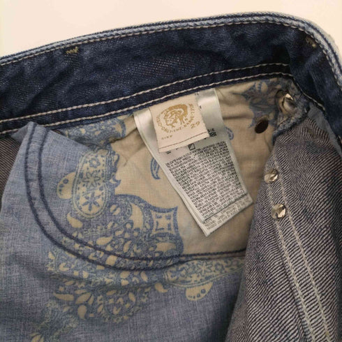 ディーゼル DIESEL ボタンフライ テーパードデニムパンツ レディース W29 L30