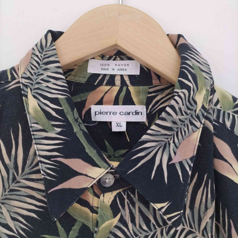 ピエールカルダン pierre cardin 総柄 レーヨン S/S シャツ メンズ import:XL