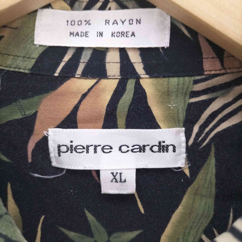 ピエールカルダン pierre cardin 総柄 レーヨン S/S シャツ メンズ import:XL