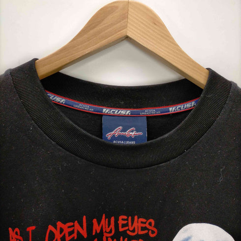 ACUSA B系 ラッパー メッセージプリント Tシャツ メンズ 5XL