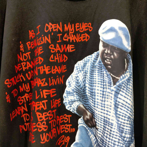 ACUSA B系 ラッパー メッセージプリント Tシャツ メンズ 5XL