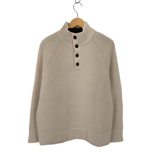 バナナリパブリック BANANA REPUBLIC 22AW ウールナイロンハーフボタンニット メンズ import:XL