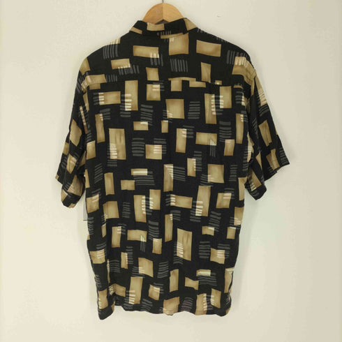 ピエールカルダン pierre cardin 総柄 レーヨン S/S シャツ メンズ import:L