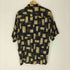 ピエールカルダン pierre cardin 総柄 レーヨン S/S シャツ メンズ import:L