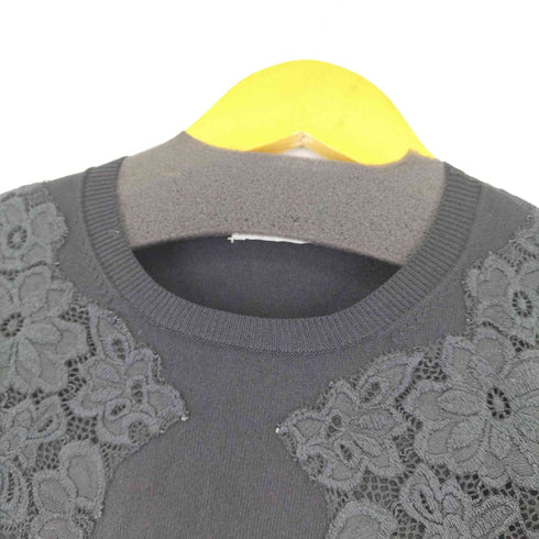 ザラ ZARA 花刺繍デザイントップス レディース import:S