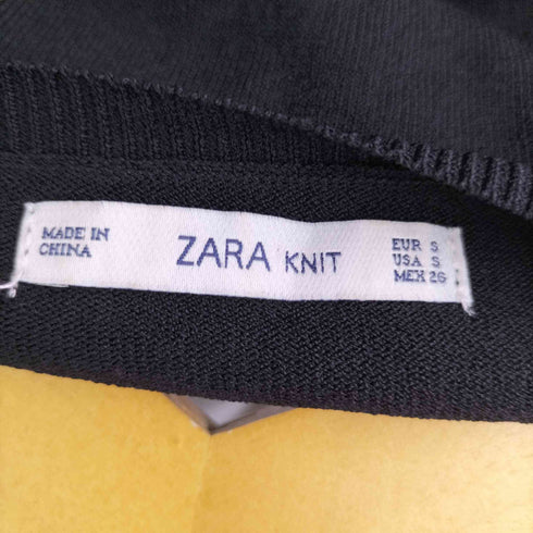 ザラ ZARA 花刺繍デザイントップス レディース import:S