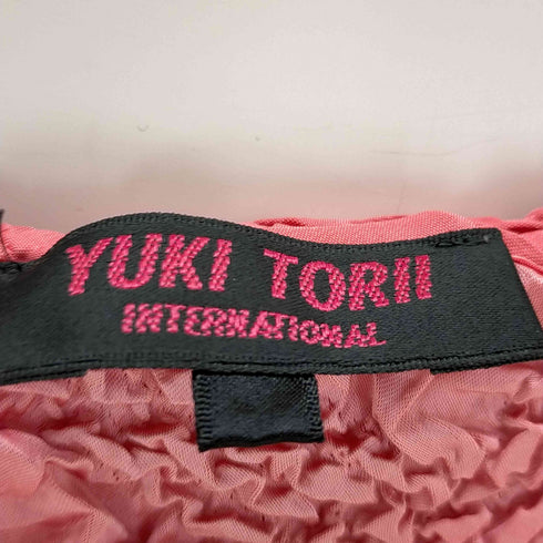ユキトリイ YUKI TORII プリーツ加工 ノースリーブブラウス レディース JPN:38