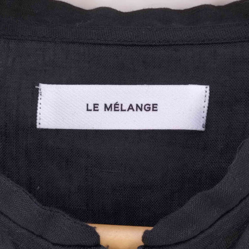 ルメランジェ Le Melange ショート丈リネンジャケット レディース