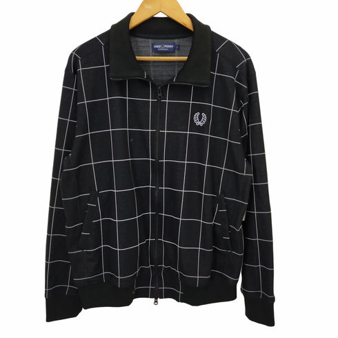 フレッドペリー FRED PERRY Pannel Track Jersey JKT フロントロゴ トラックジャケット メンズ JPN:L