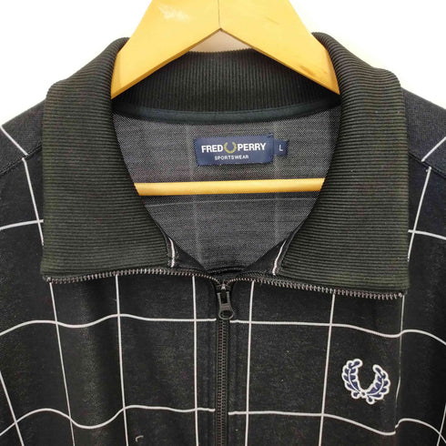 フレッドペリー FRED PERRY Pannel Track Jersey JKT フロントロゴ トラックジャケット メンズ JPN:L