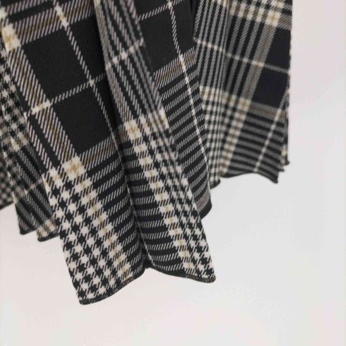 ユナイテッドアローズ UNITED ARROWS チェック アコーディオン プリーツ ロング ボリューム スカート レディース JPN:36