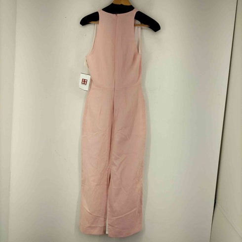 ザラ ZARA Linen Blend Midi Dress Pink Barbie レディース US XS