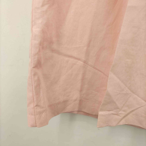 ザラ ZARA Linen Blend Midi Dress Pink Barbie レディース US XS