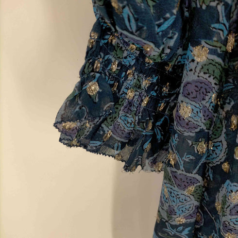 シーニューヨーク sea new york ラメ レーヨン シースルー ワンピース レディース US:4