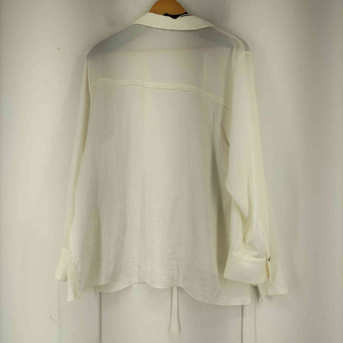 ザラ ZARA WRAP BLOUSE WITH BOW レディース US L