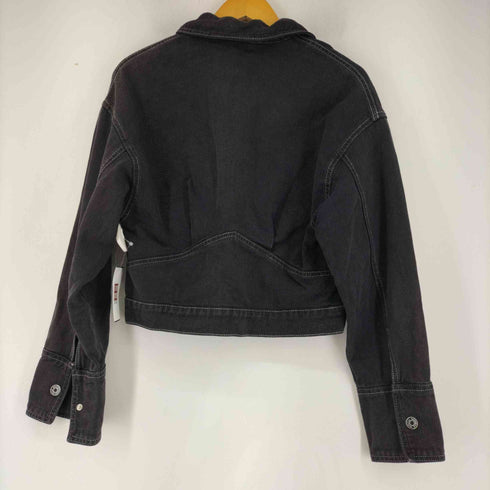 ベルシュカ BERSHKA クロップド デニムジャケット レディース US L