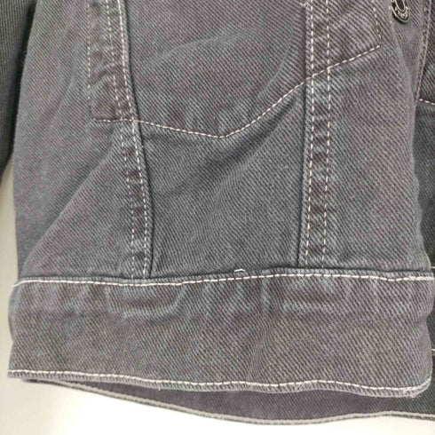 ベルシュカ BERSHKA クロップド デニムジャケット レディース US L