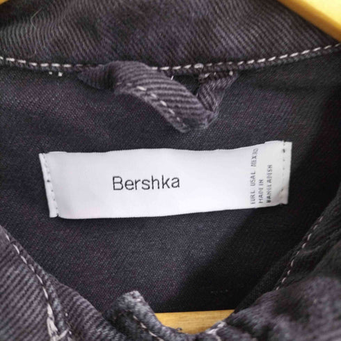 ベルシュカ BERSHKA クロップド デニムジャケット レディース US L