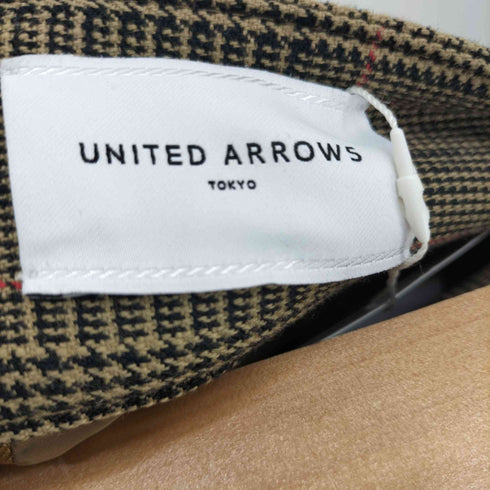 ユナイテッドアローズ UNITED ARROWS ウール混 チェック柄 ロング タイト スカート レディース JPN:36