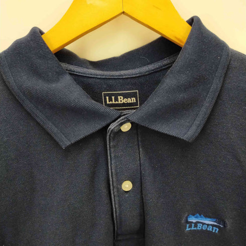 エルエルビーン L.L.Bean フロントロゴ 半袖 鹿の子ポロシャツ メンズ JPN:XL