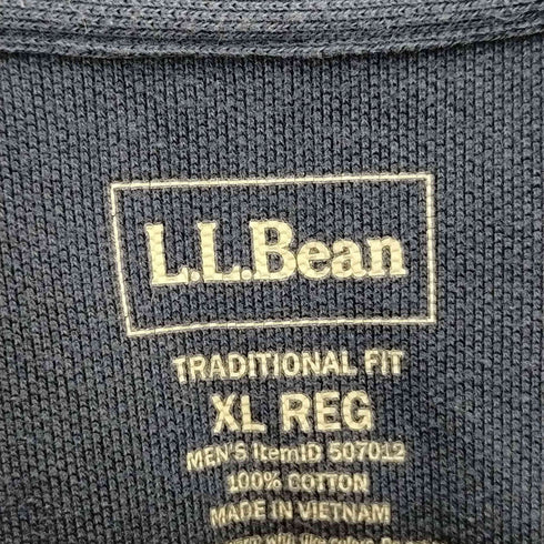 エルエルビーン L.L.Bean フロントロゴ 半袖 鹿の子ポロシャツ メンズ JPN:XL