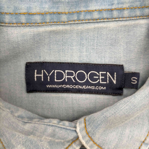 ハイドロゲン HYDROGEN スカル刺繍デニムシャツ レディース JPN:S