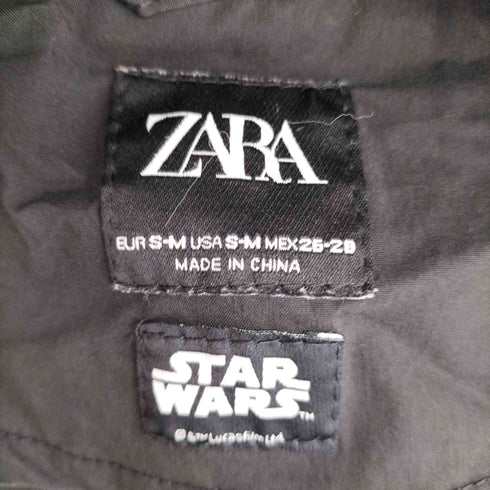 ザラ ZARA バックプリントジップパーカー レディース S-M
