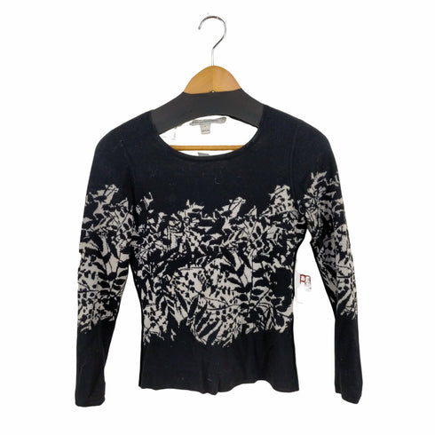 ダイアンフォンファステンバーグ DIANE VON FURSTENBERG ボタニカル柄 ウールニット レディース JPN:S