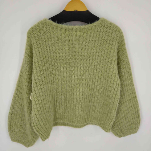 アズールバイマウジー AZUL by moussy FLUFFY KNIT TOPS/フラッフィーニットトップス レディース JPN:M