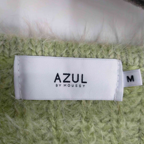 アズールバイマウジー AZUL by moussy FLUFFY KNIT TOPS/フラッフィーニットトップス レディース JPN:M