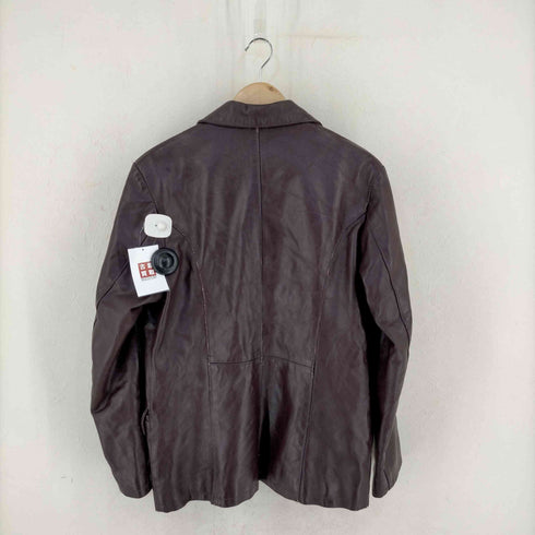 ベラペレ VERA PELLE イタリア製 レザーカーコート メンズ import:XL