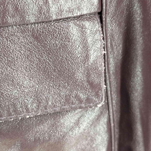 ベラペレ VERA PELLE イタリア製 レザーカーコート メンズ import:XL