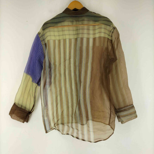スロー バイ スライ THROW by SLY SLY SHEER STRIPE OVER SH レディース FREE