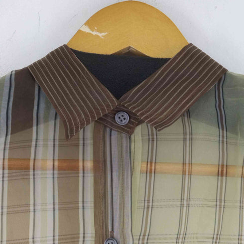 スロー バイ スライ THROW by SLY SLY SHEER STRIPE OVER SH レディース FREE