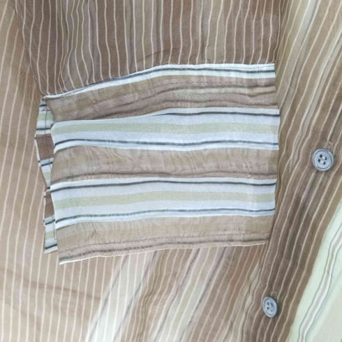 スロー バイ スライ THROW by SLY SLY SHEER STRIPE OVER SH レディース FREE