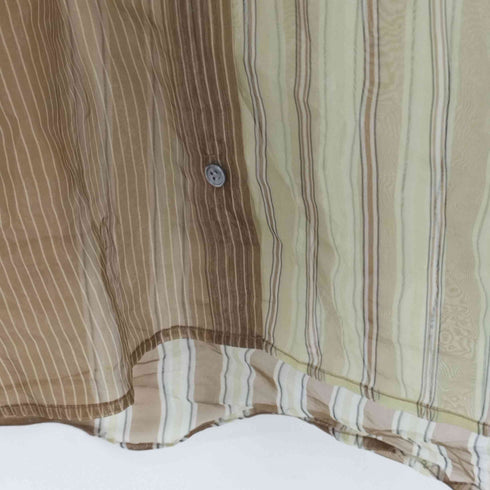 スロー バイ スライ THROW by SLY SLY SHEER STRIPE OVER SH レディース FREE