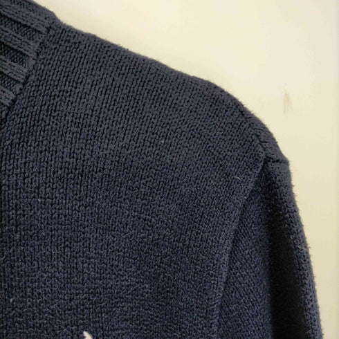 ポロバイラルフローレン Polo by RALPH LAUREN ビックポニー刺繍 ドライバーズニット メンズ import:M