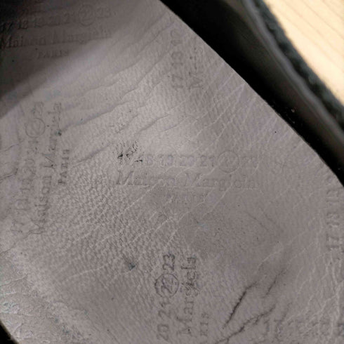 メゾンマルジェラ Maison Margiela BLACK SILVER TABI LOW メンズ JPN:40
