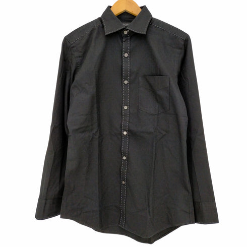 ポールスミスロンドン Paul Smith LONDON ドッド柄 ステッチデザイン 長袖シャツ メンズ import:M