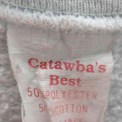 catawba's best 90s コットンポリ プリントスウェット メンズ JPN:L
