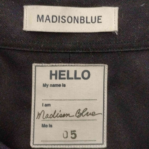 マディソンブルー MADISONBLUE LONG SLEEVE SHIRT メンズ JPN:M