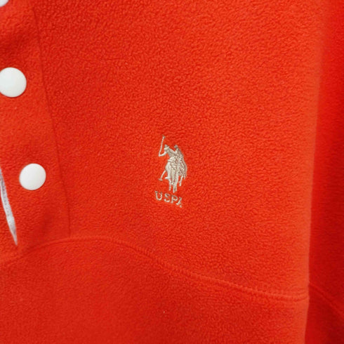 ユーエスポロアッスン U.S. POLO ASSN ハーフボタンフリースジャケット レディース F