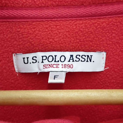 ユーエスポロアッスン U.S. POLO ASSN ハーフボタンフリースジャケット レディース F