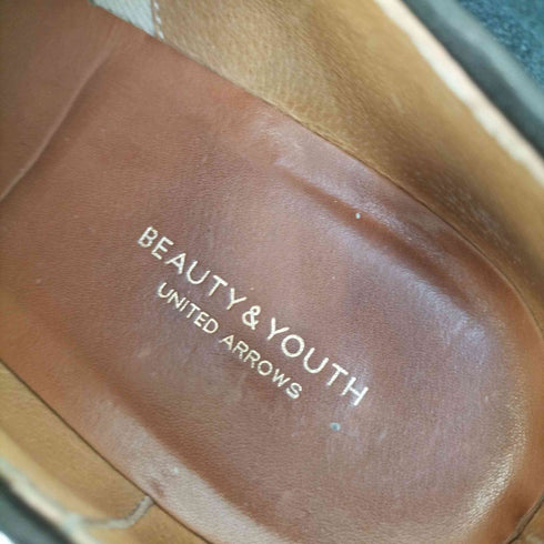ビューティーアンドユースユナイテッドアローズ BEAUTY & YOUTH UNITED ARROWS 日本製 プレーントゥ スウェード レースアップドレスシューズ メンズ JPN:25