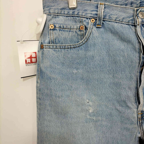 リーバイス Levis 90s 501 USA製 ボタン裏553 脇割り ボタンフライデニム Authorized Vintage メンズ W36 L34