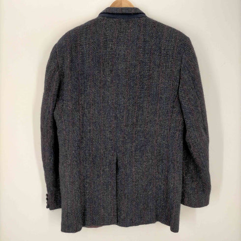 ハリスツイード Harris Tweed カナダ製 ウール ツイードクルミボタン テーラードジャケット メンズ UK:42
