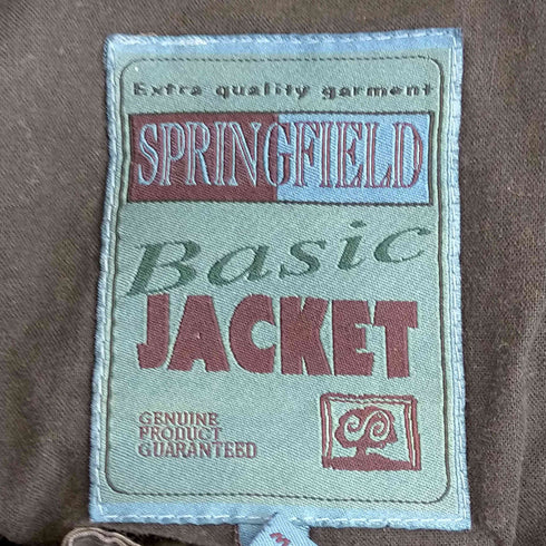 スプリングフィールド SPRINGFIELD ファイヤーマンコート メンズ import:XXL