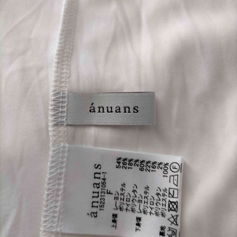 アニュアンス anuans 23SS ボトルネックシアーワンピース レディース FREE