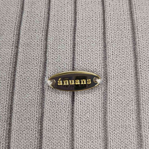 アニュアンス anuans 23AW ミックスリブノースリーブニットプルオーバー レディース FREE